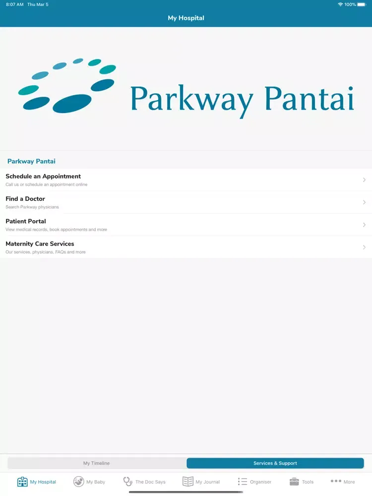 Скриншоты DigiHealth Maternity iPad 