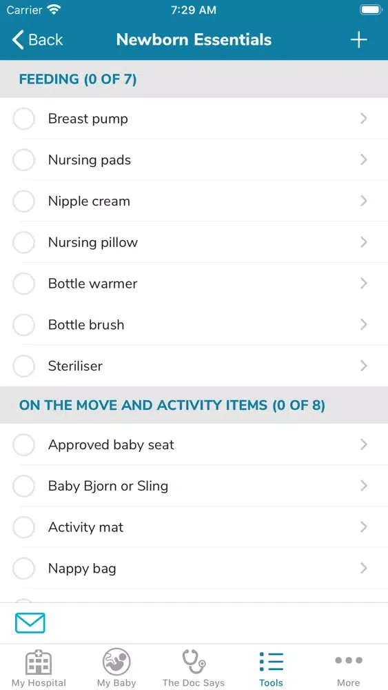 Скриншоты DigiHealth Maternity