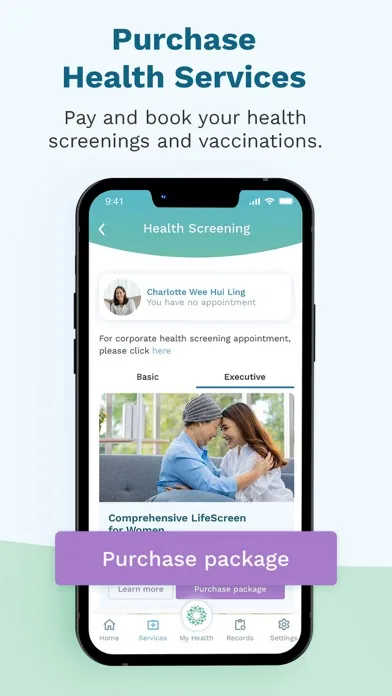 myhealth360 Singapore স্ক্রিনশট