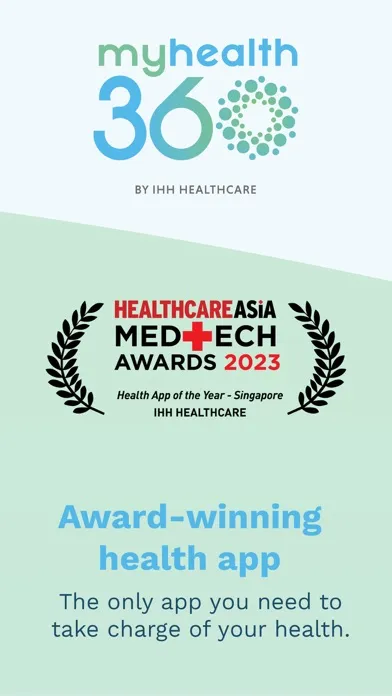 myhealth360 Singapore স্ক্রিনশট