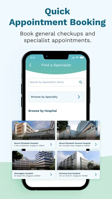 myhealth360 Singapore স্ক্রিনশট