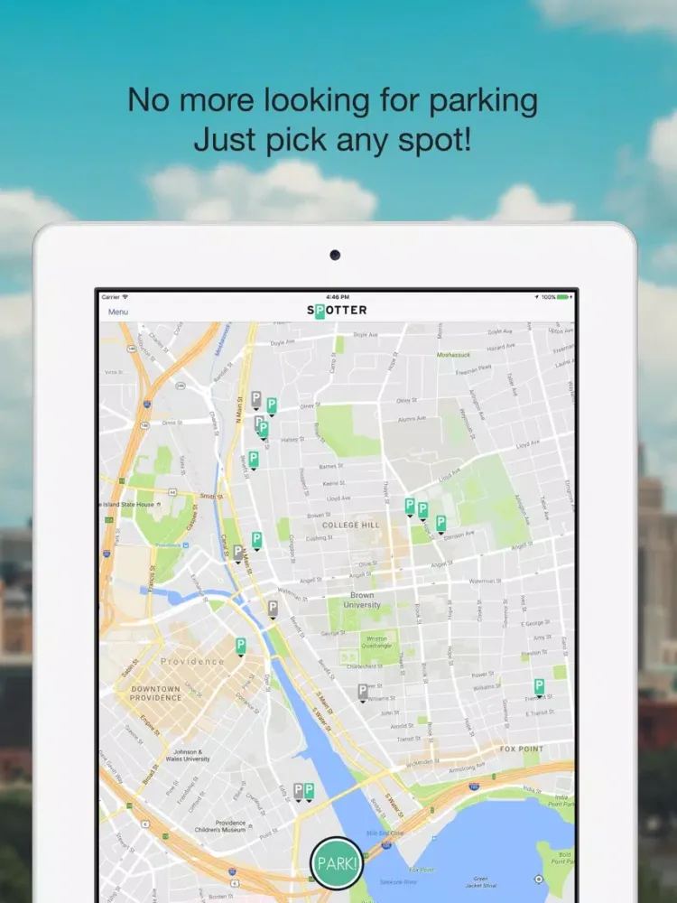 Ảnh chụp màn hình của Spotter — easy parking in the best spots iPad 