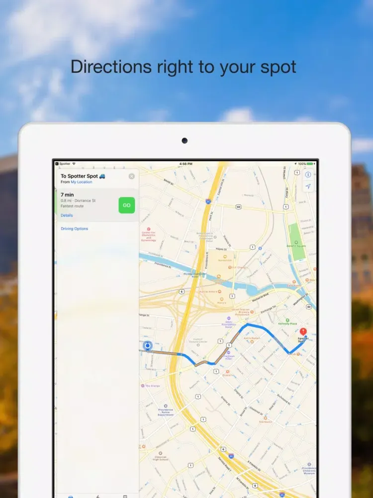 Ảnh chụp màn hình của Spotter — easy parking in the best spots iPad 