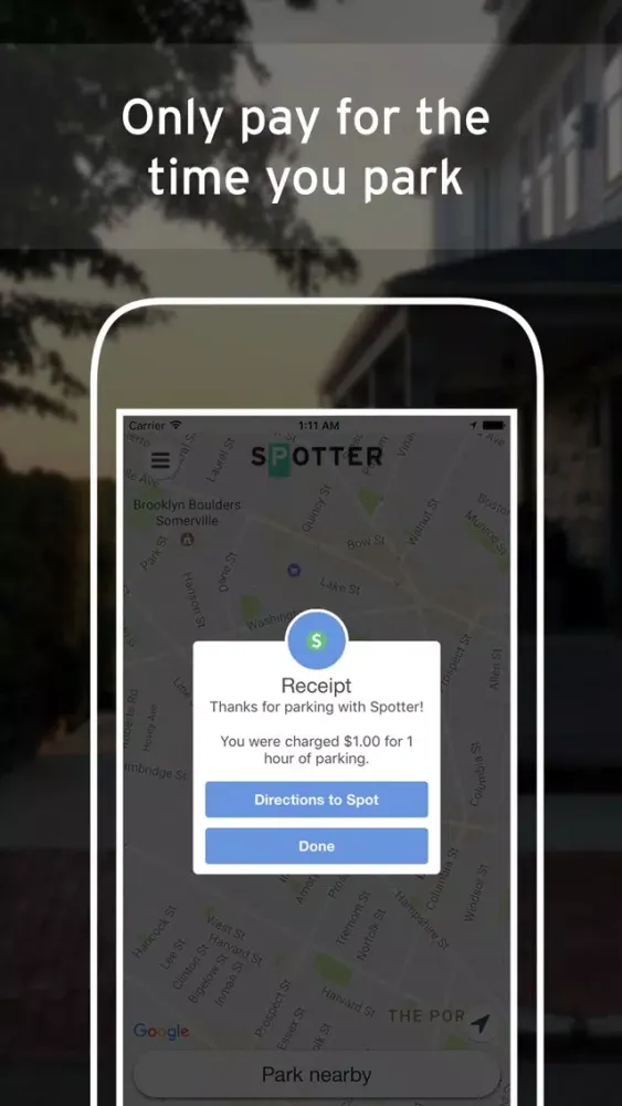Ảnh chụp màn hình của Spotter — easy parking in the best spots