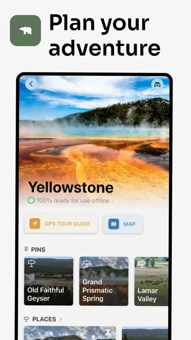Captures d'écran de Parkwolf: National Park App