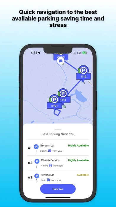 Tangkapan skrin ParkZen: Find, Park, Go!