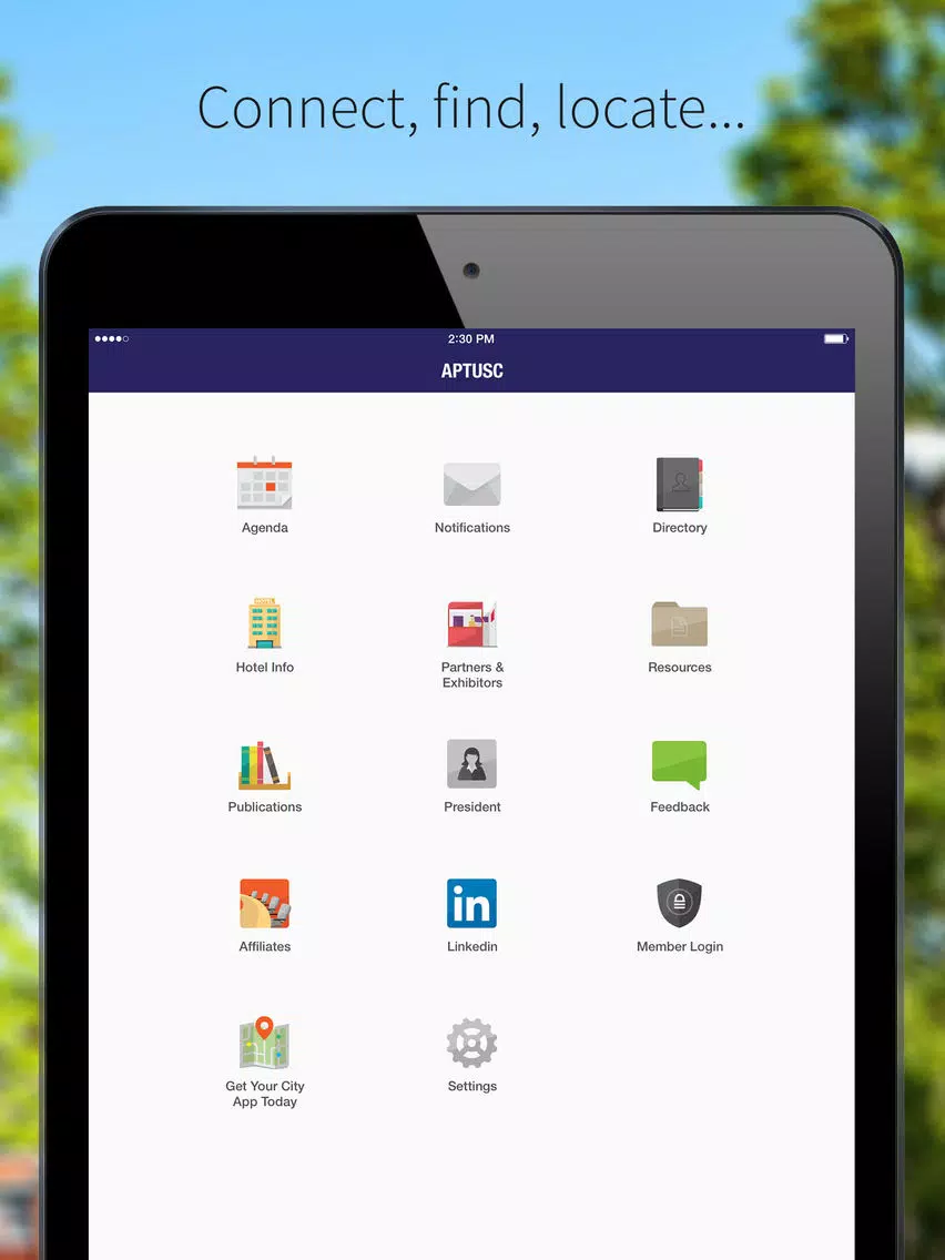 APTUSC iPad  سکرین شاٹس