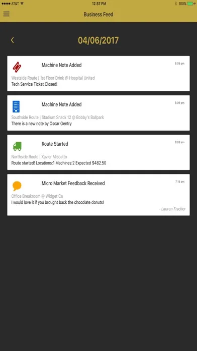 Parlevel Business Feed 스크린샷