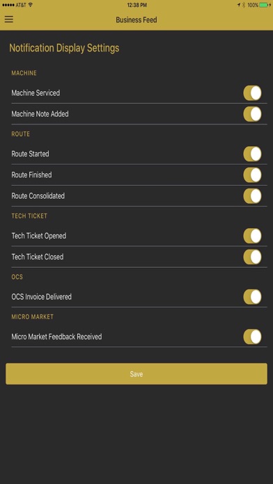 Parlevel Business Feed Screenshots