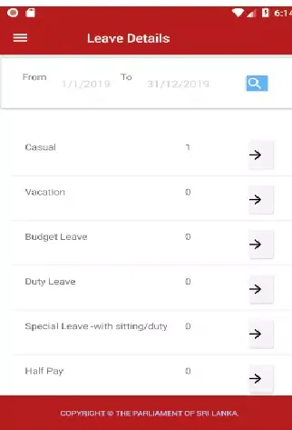 intranet mobileapp Screenshots