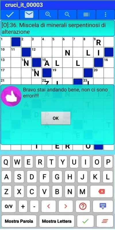 Parole Crociate Facilitate Screenshots