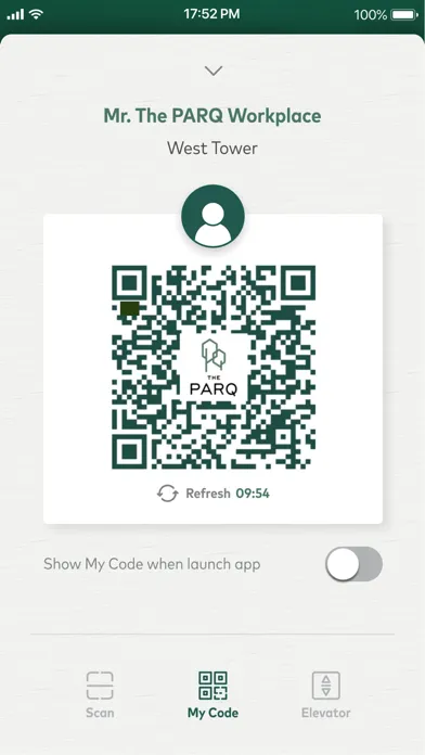The PARQ Screenshots