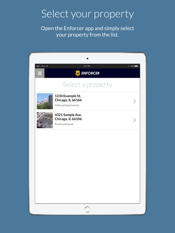 Enforcer - Parking Enforcement iPad  স্ক্রিনশট
