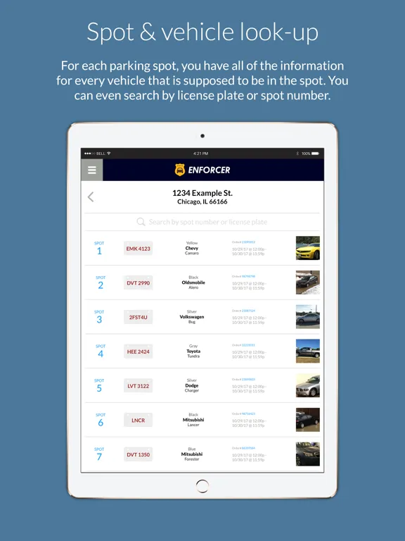 Enforcer - Parking Enforcement iPad  স্ক্রিনশট