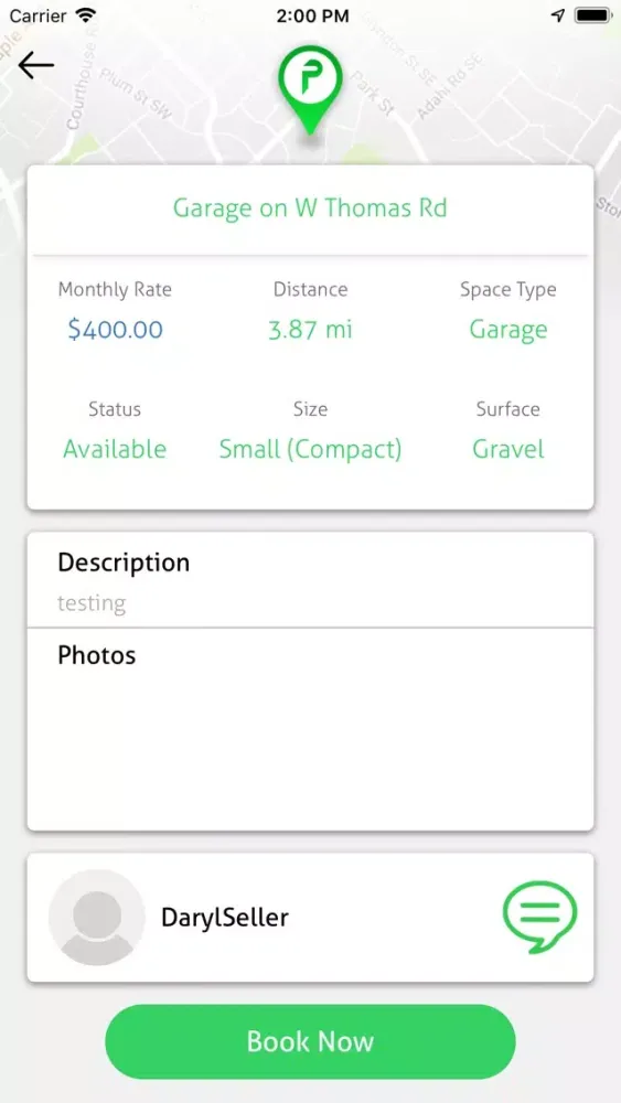 Parqueo Screenshots