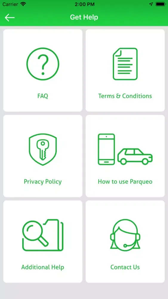 Parqueo Screenshots
