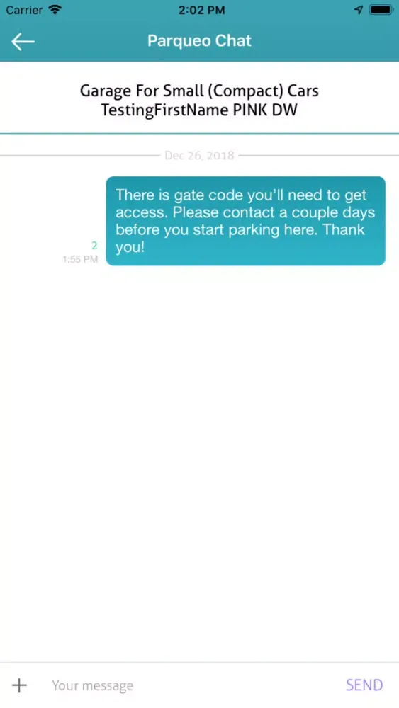 Parqueo Screenshots