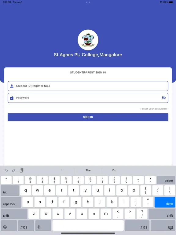ST AGNES PUC,MANGALORE iPad  Screenshots