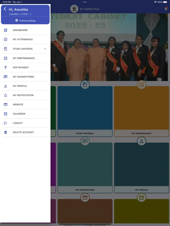 ST AGNES PUC,MANGALORE iPad  Screenshots