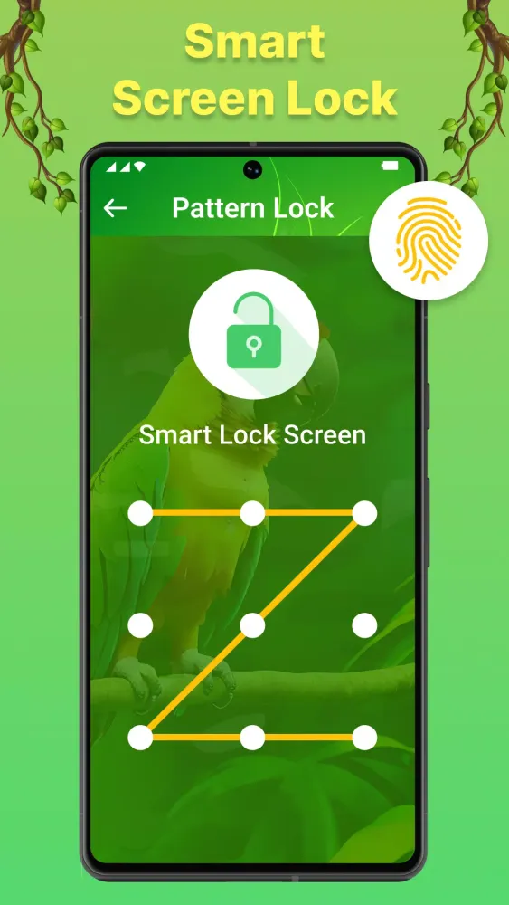 Capturas de tela do Parrot Voice Zip Screen Lock