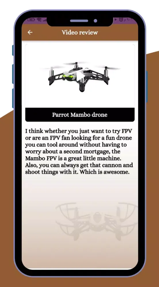 Parrot Mambo drone Guide Screenshots