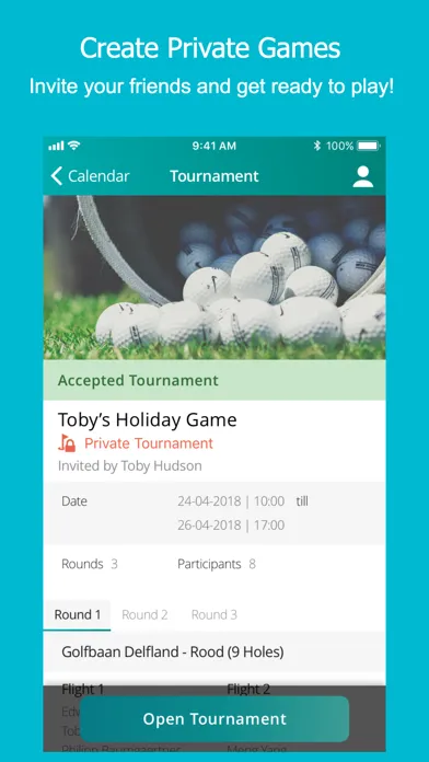 Parrow - Live Golf Scoring 스크린샷