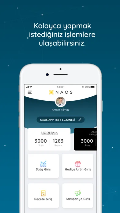 Captures d'écran de Naos Portal
