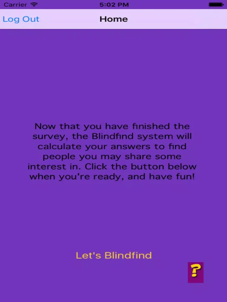 Screenshot di Blindfind iPad 