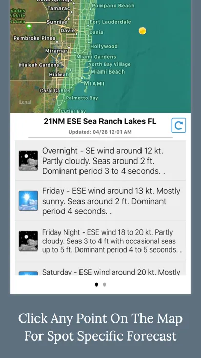 Florida Boating Weather سکرین شاٹس