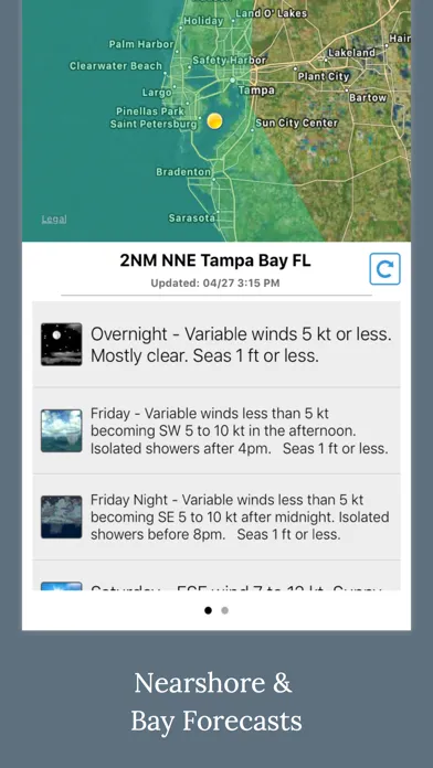 Florida Boating Weather سکرین شاٹس