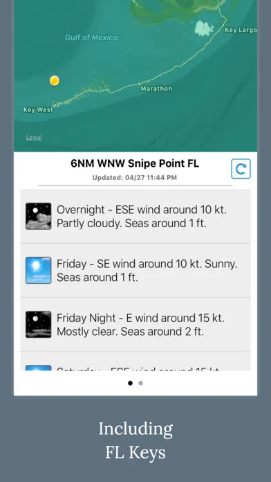 Florida Boating Weather سکرین شاٹس