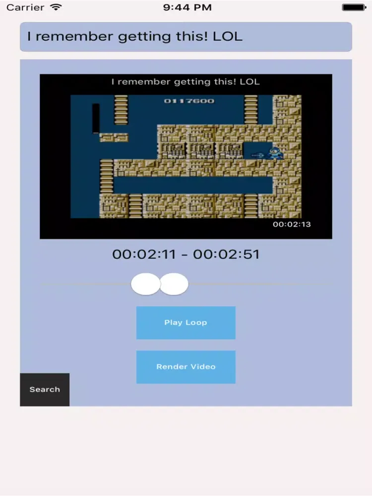 Tangkapan layar ParseClip iPad 