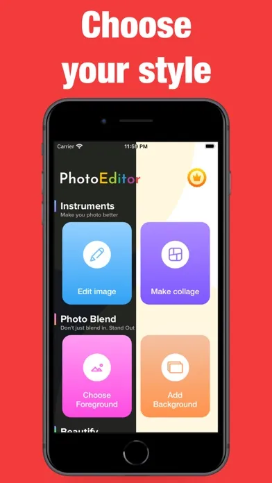 Photo Editor & Collage Effects Screenshots