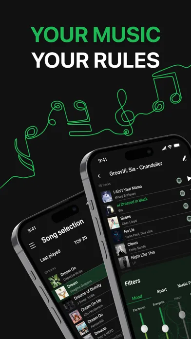 Groovifi - Playlist Generator Screenshots