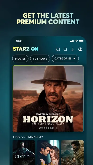 STARZ ON应用截图