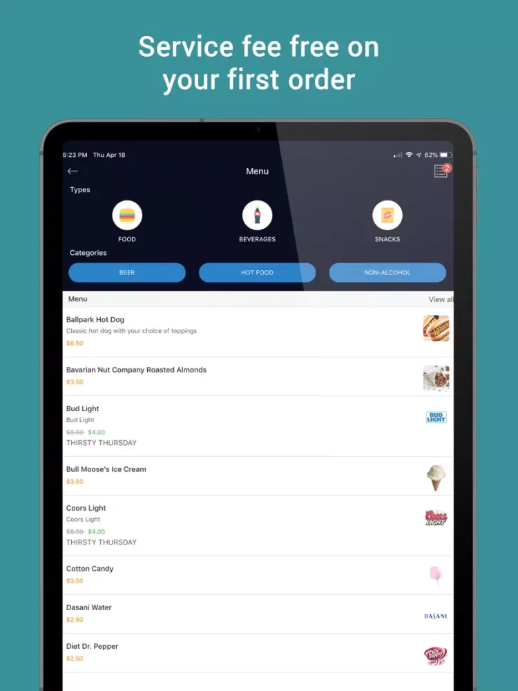 Скриншоты Partake Pay - Order & Pay iPad 