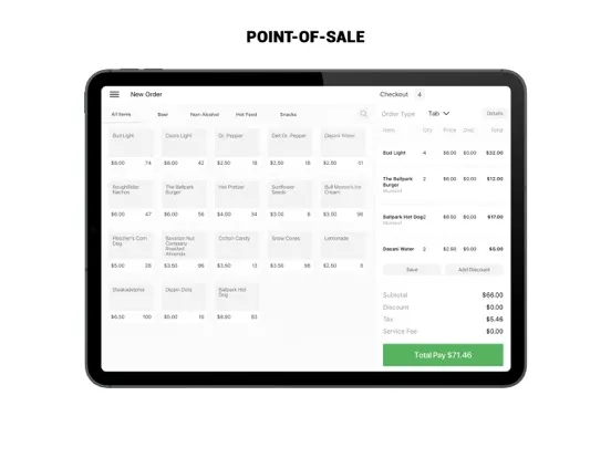 Partake POS iPad  Screenshots