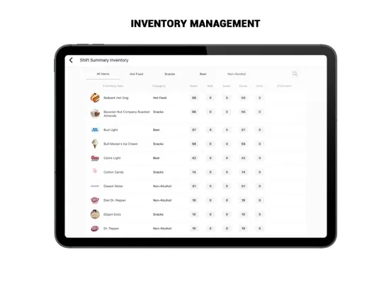 Partake POS iPad  Screenshots