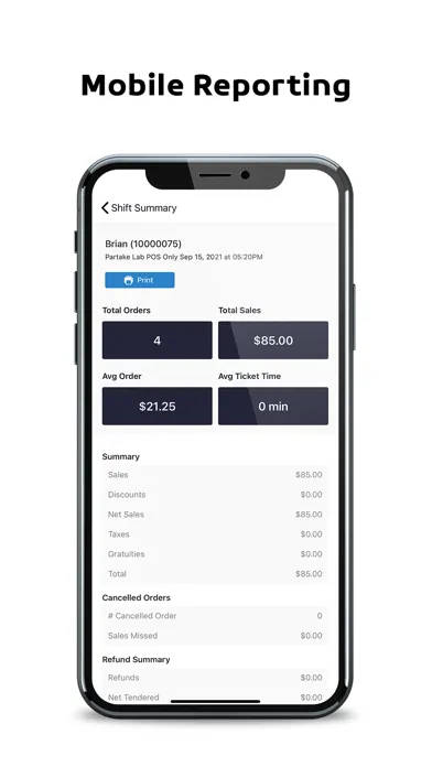 Partake POS Screenshots