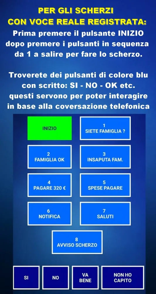 Captures d'écran de scherzi telefonici illimitati