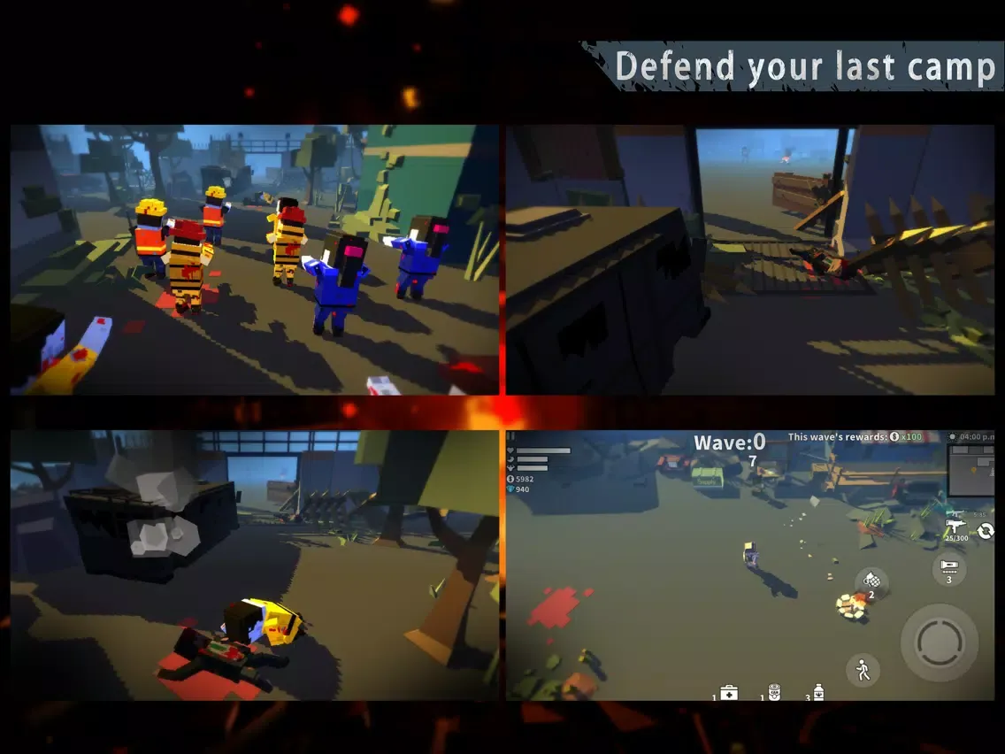 Captures d'écran de Gunslinger: Zombie Survival iPad 