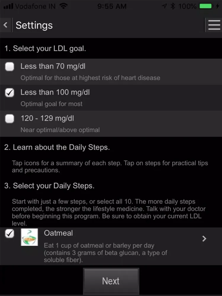 Cholesterol Down: Reduce LDL iPad  سکرین شاٹس