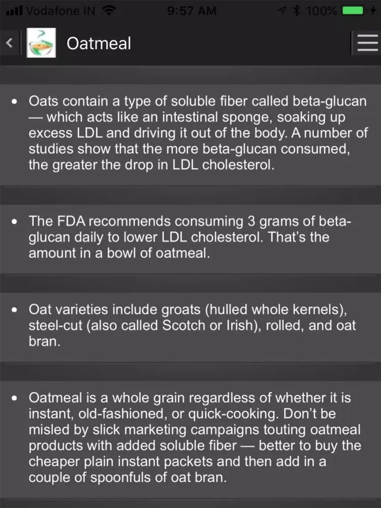 Cholesterol Down: Reduce LDL iPad  سکرین شاٹس