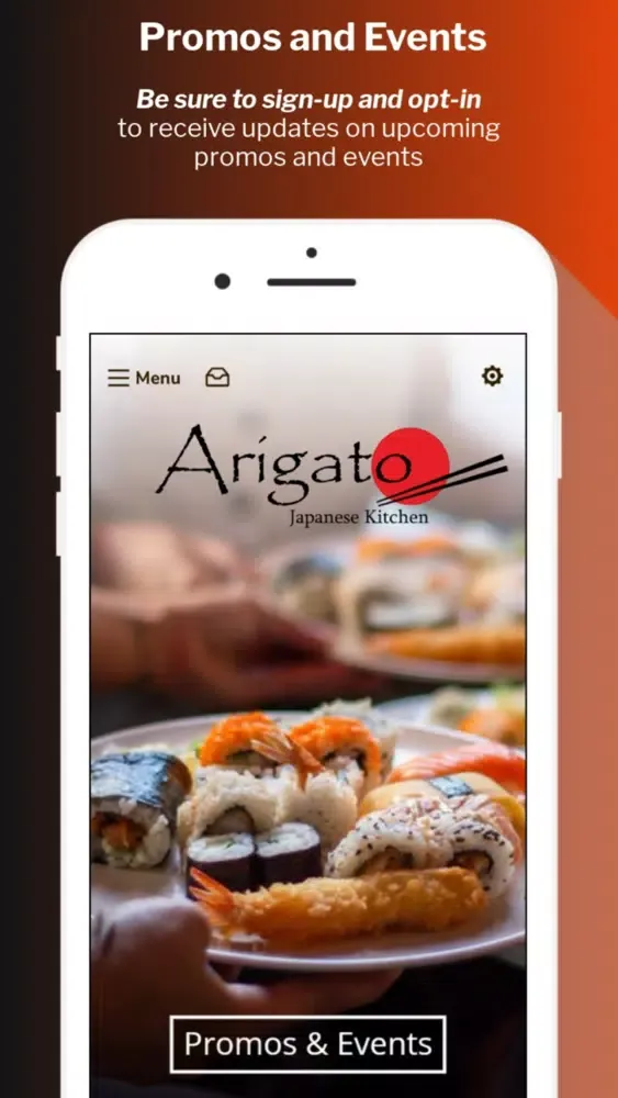 Arigato Hibachi and Sushi应用截图