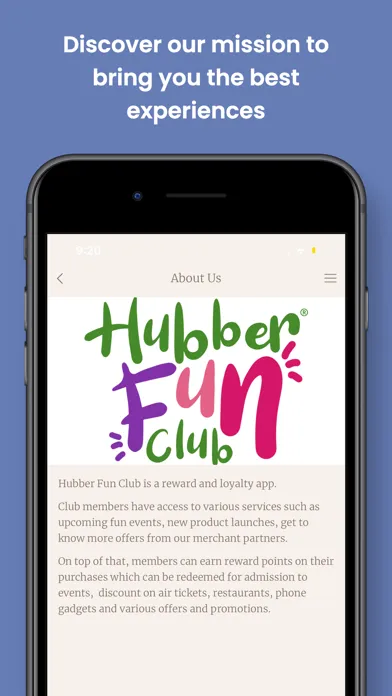 Captures d'écran de Hubber Fun Club