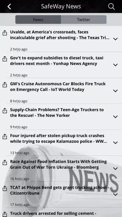 SafeWay Transport Screenshots