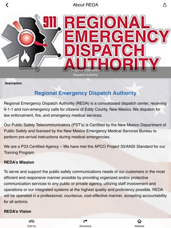 Regional Emergency Dispatch iPad  سکرین شاٹس