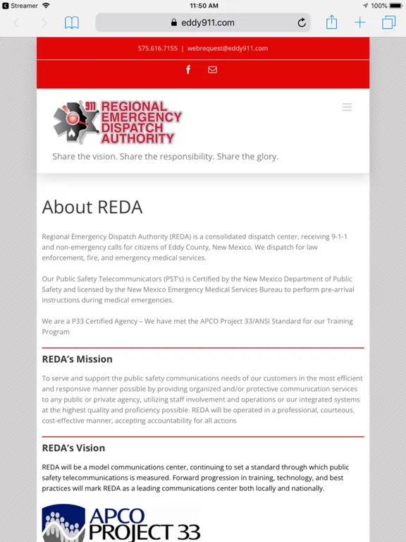 Regional Emergency Dispatch iPad  سکرین شاٹس