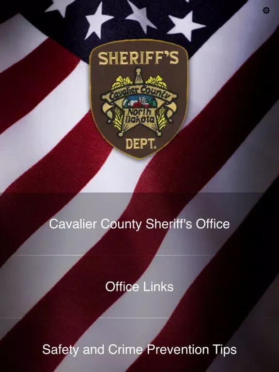 Tangkapan layar Cavalier County SO iPad 