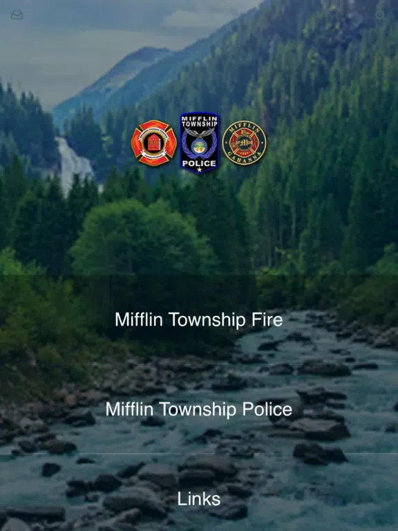 Tangkapan layar Mifflin Township iPad 
